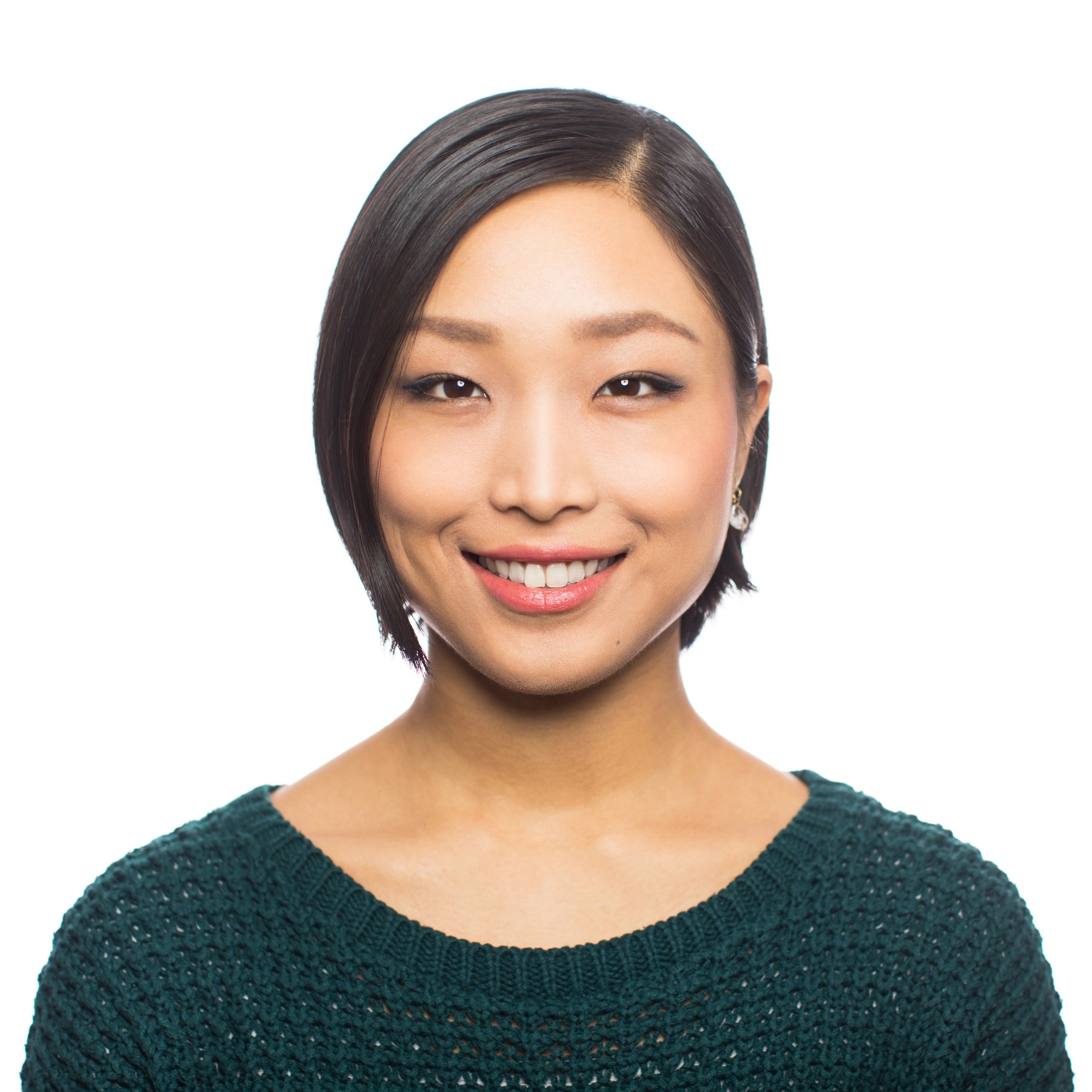 Calm smiling woman portrait