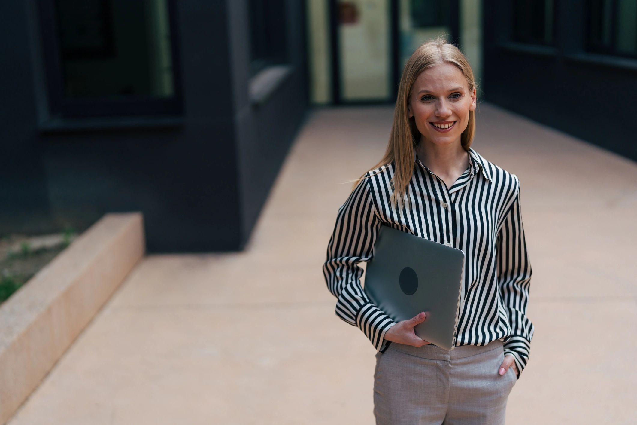 Professional woman symbolizing career guidance